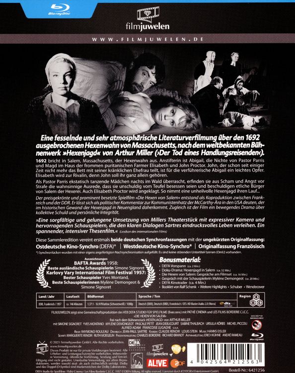 Produktbild: Die Hexen von Salem (Hexenjagd) (inkl. DEFA-Synchronfassung) (Filmjuwelen)