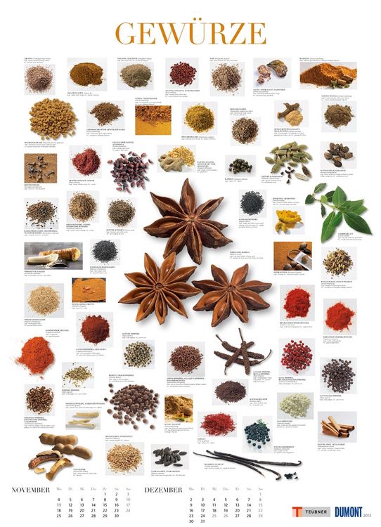 Produktbild: Food, Poster-Kalender 2013