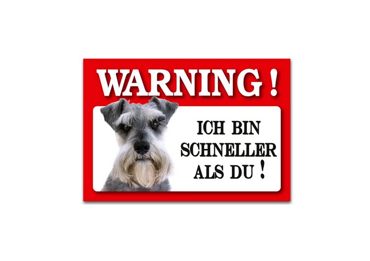 Produktbild: HTI-Living Blechschild Wachhund Blechschild Wachhund