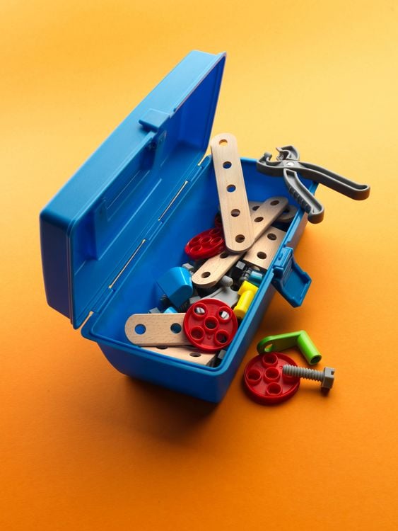 Produktbild: Brio Builder Box 48-teilig, Werkzeugkoffer