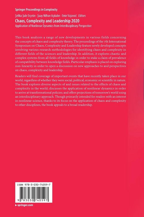 Produktbild: Chaos, Complexity and Leadership 2020