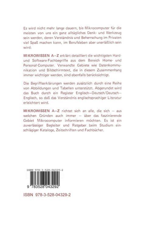 Produktbild: Mikrowissen A&ndash;Z