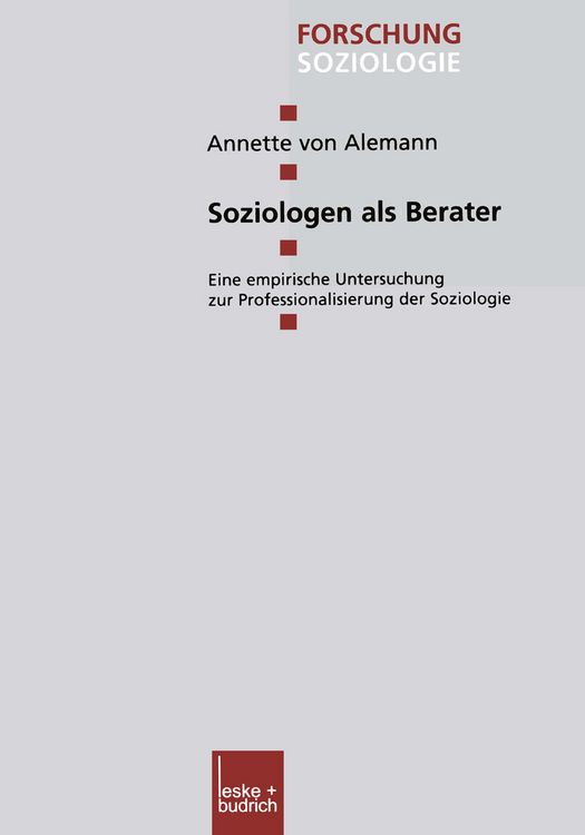 Produktbild: Soziologen als Berater