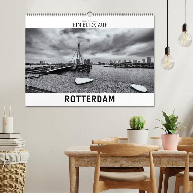 Produktbild: Ein Blick auf Rotterdam (Wandkalender 2026 DIN A2 quer), CALVENDO Monatskalender