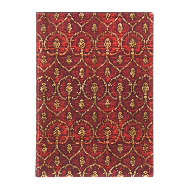 Produktbild: Softcover Notizbuch Samtrot, Midi, LIN
