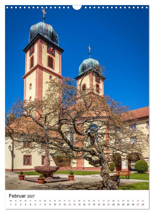 Produktbild: Malerisches Baden-W&uuml;rttemberg (Wandkalender 2027 DIN A3 hoch), CALVENDO Monatskalender
