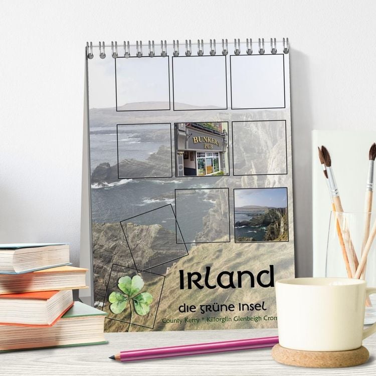 Produktbild: Irland - die gr&uuml;ne Insel (Tischkalender 2026 DIN A5 hoch), CALVENDO Monatskalender