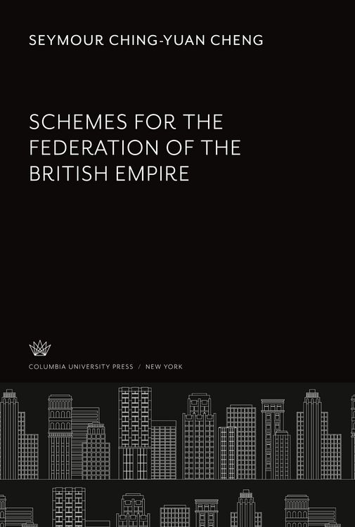 Produktbild: Schemes for the Federation of the British Empire