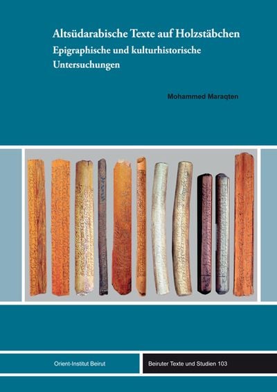 Produktbild: Alts&uuml;darabische Texte auf Holzst&auml;bchen