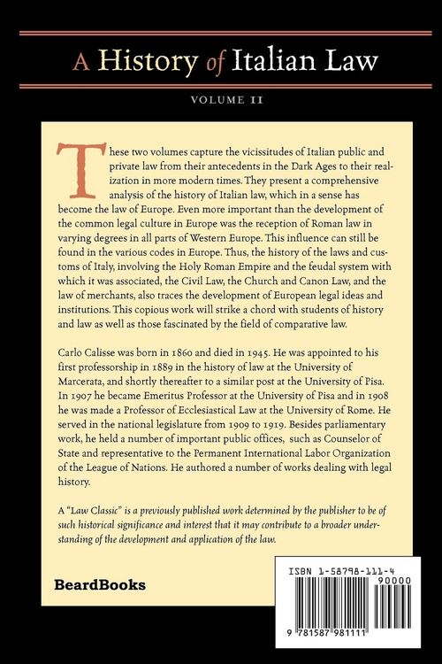 Produktbild: A History of Italian Law