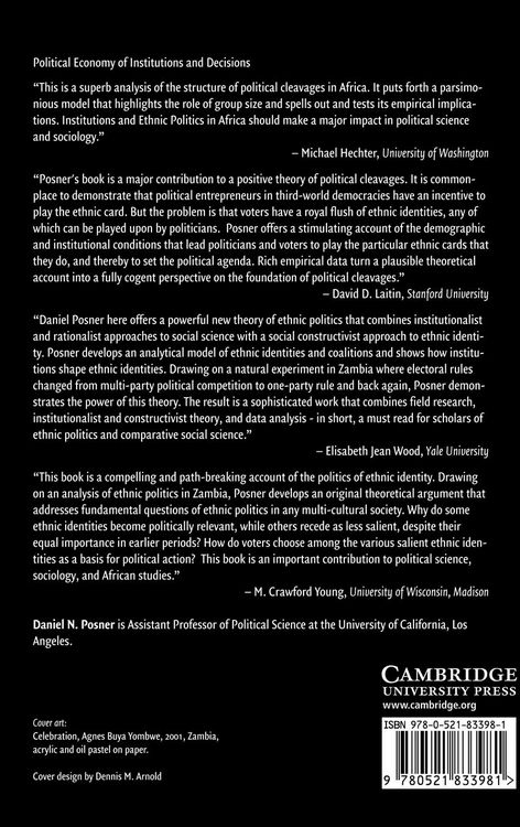 Produktbild: Institutions and Ethnic Politics in Africa