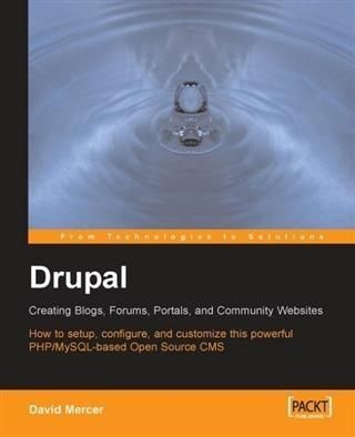 Produktbild: Drupal: Creating Blogs, Forums, Portals, and Community Websites