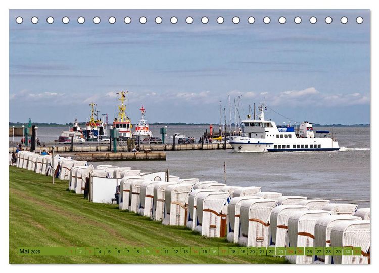 Produktbild: Wilhelmshaven, maritime Bilderreise (Tischkalender 2026 DIN A5 quer), CALVENDO Monatskalender
