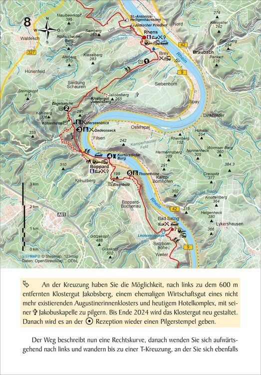 Produktbild: Linksrheinischer Jakobsweg von K&ouml;ln nach Bingen