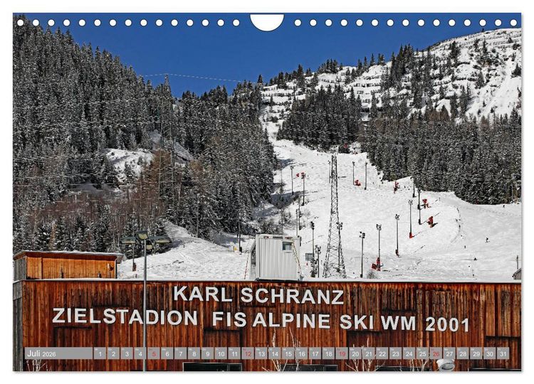 Produktbild: St. Anton am Arlberg (Wandkalender 2026 DIN A4 quer), CALVENDO Monatskalender