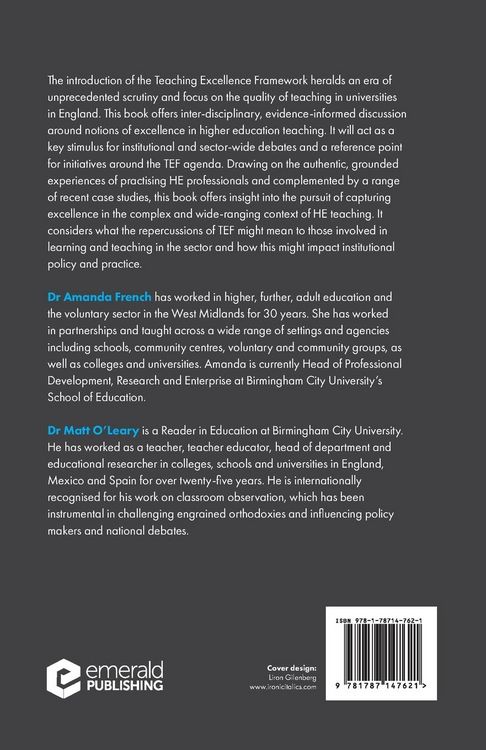 Produktbild: Teaching Excellence in Higher Education