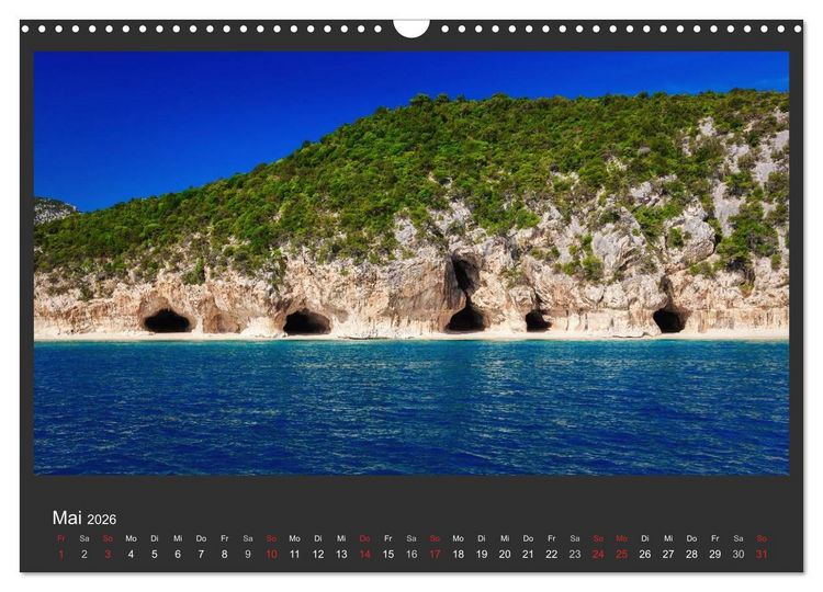 Produktbild: Sardinien - Traumstr&auml;nde am Mittelmeer (Wandkalender 2026 DIN A3 quer), CALVENDO Monatskalender