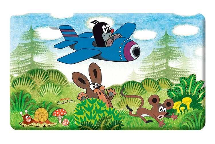 Produktbild: Tr&ouml;tsch Der kleine Maulwurf Fr&uuml;hst&uuml;cksbrettchen Flugzeug