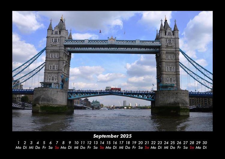 Produktbild: London 2025 Fotokalender DIN A3