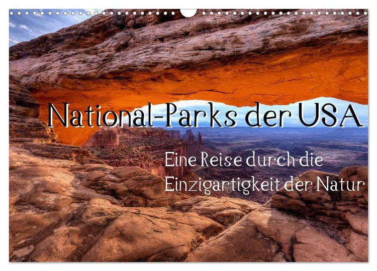 Produktbild: National-Parks der USA (Wandkalender 2026 DIN A3 quer), CALVENDO Monatskalender