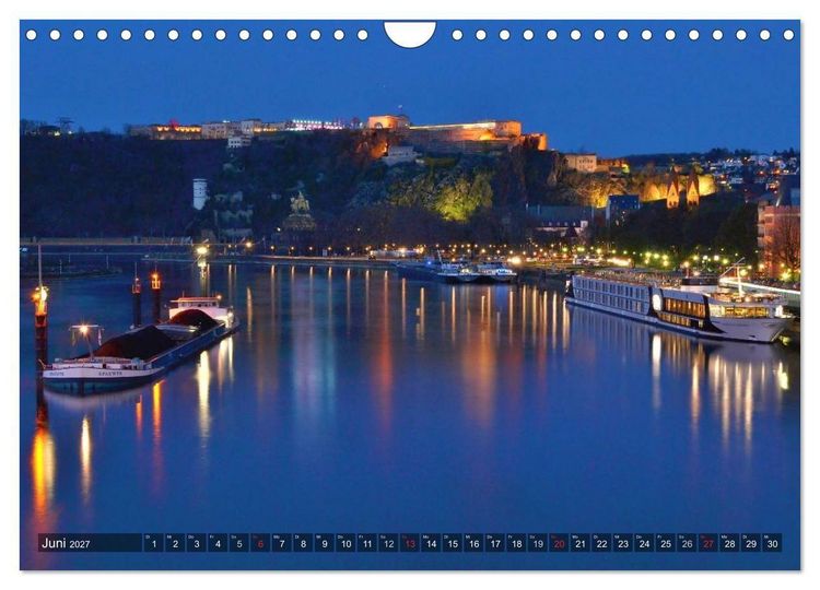 Produktbild: Koblenz Die Stadt am Deutschen Eck (Wandkalender 2027 DIN A4 quer), CALVENDO Monatskalender