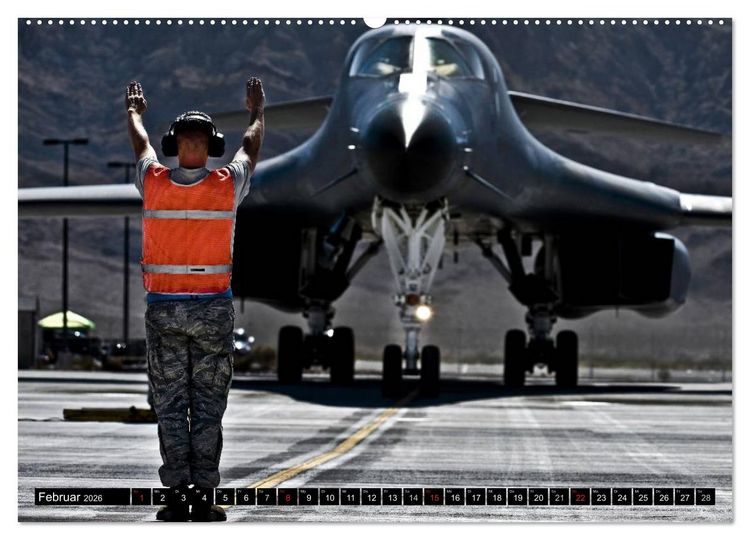 Produktbild: Kampfjets &bull; U.S. Aircraft (Wandkalender 2026 DIN A2 quer), CALVENDO Monatskalender