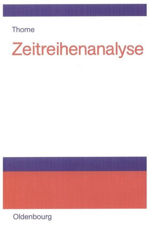 Produktbild: Zeitreihenanalyse