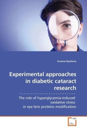 Produktbild: Kyselova, Z: Experimental approaches in diabetic cataract re