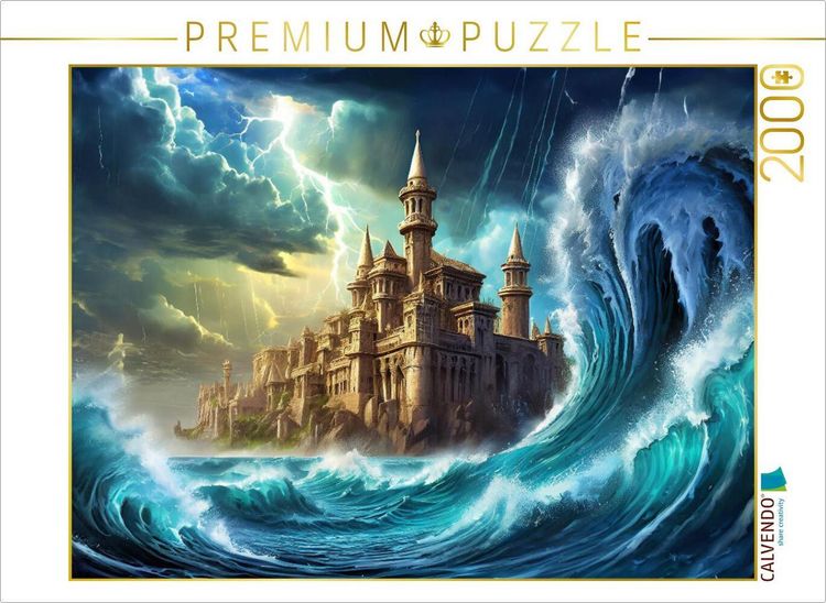 Produktbild: CALVENDO Puzzle Der Untergang von Atlantis | 2000 Teile Lege-Gr&ouml;&szlig;e 90x67cm Foto-Puzzle f&uuml;r gl&uuml;ckliche Stunden