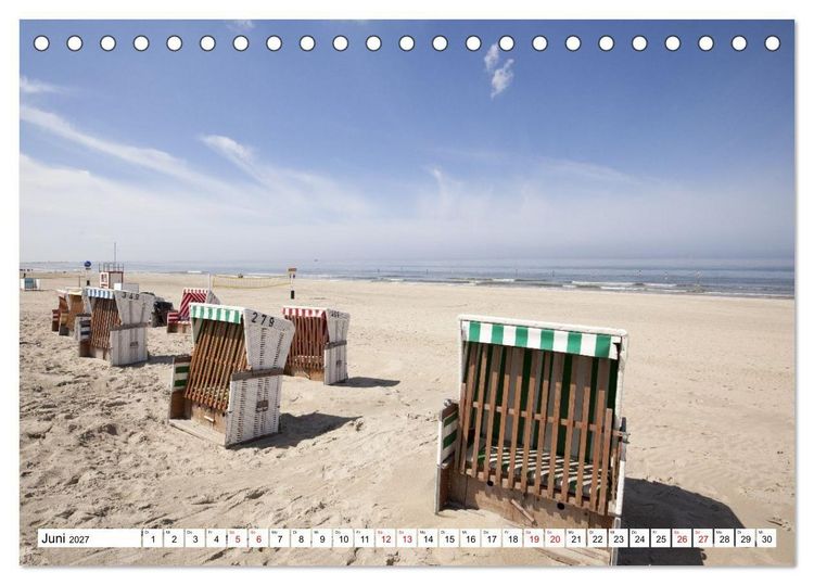 Produktbild: Baltrum - Momente einer Reise (Tischkalender 2027 DIN A5 quer), CALVENDO Monatskalender