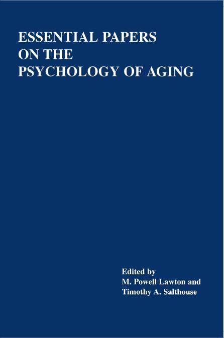 Produktbild: Essential Papers on the Psychology of Aging