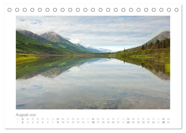 Produktbild: Alaska 2026 (Tischkalender 2026 DIN A5 quer), CALVENDO Monatskalender