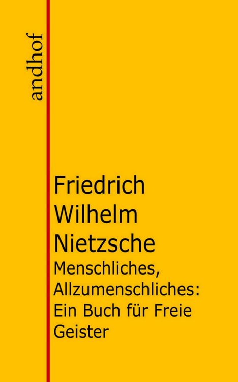 Produktbild: Menschliches, Allzumenschliches