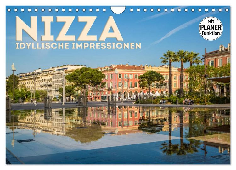 Produktbild: NIZZA Idyllische Impressionen (Wandkalender 2026 DIN A4 quer), CALVENDO Monatskalender