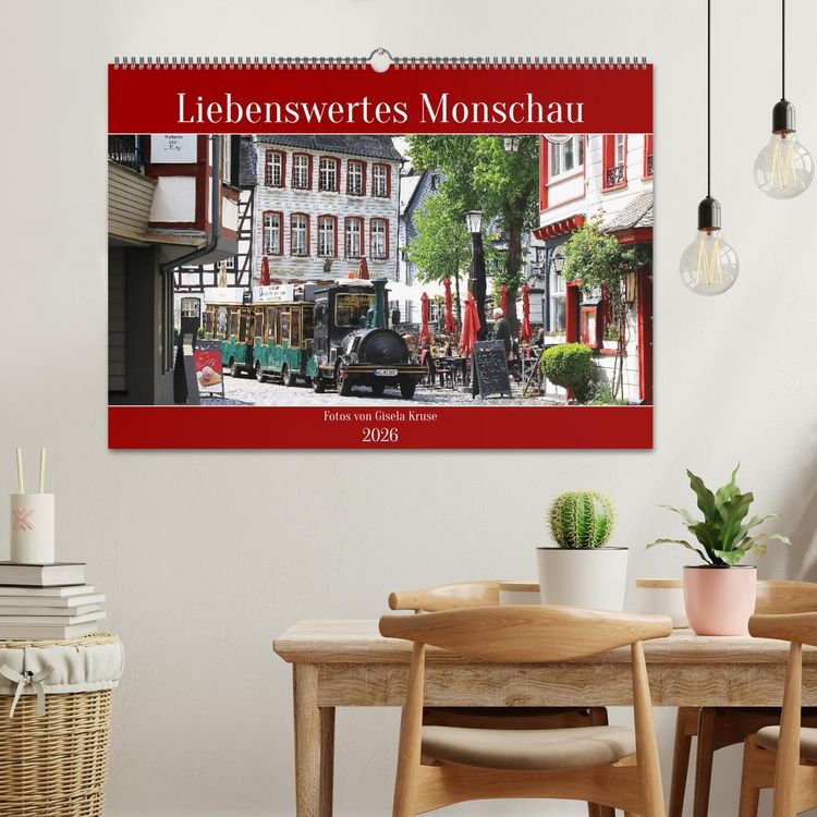 Produktbild: Liebenswertes Monschau (Wandkalender 2026 DIN A2 quer), CALVENDO Monatskalender