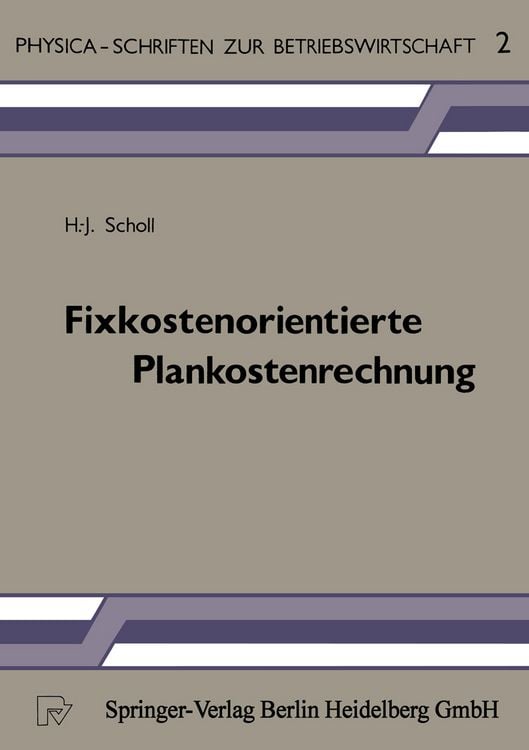 Produktbild: Fixkostenorientierte Plankostenrechnung