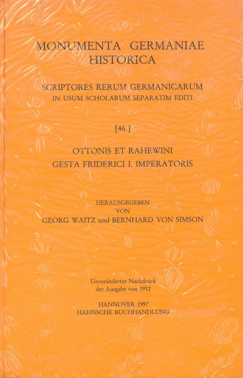 Produktbild: Ottonis et Rahewini Gesta Friderici I. imperatoris