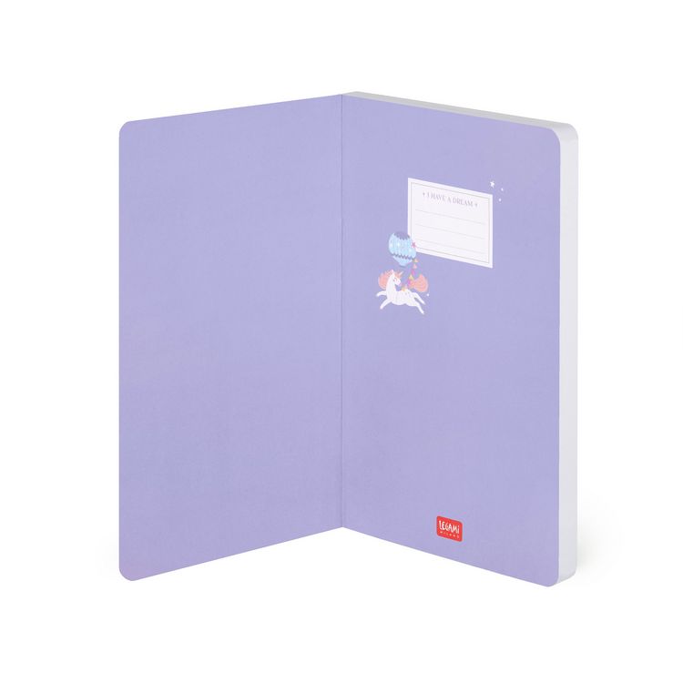 Produktbild: Legami Foto Notizbuch liniert - Medium - Einhorn