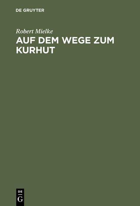 Produktbild: Auf dem Wege zum Kurhut