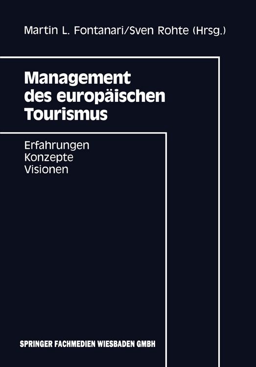 Produktbild: Management des europ&auml;ischen Tourismus