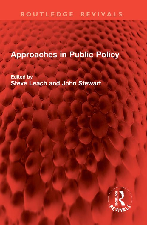 Produktbild: Approaches in Public Policy