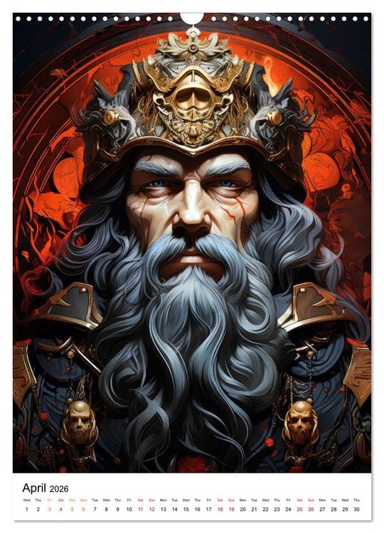 Produktbild: Medieval Legends (Wall Calendar 2026 DIN A3 portrait), CALVENDO 12 Month Wall Calendar