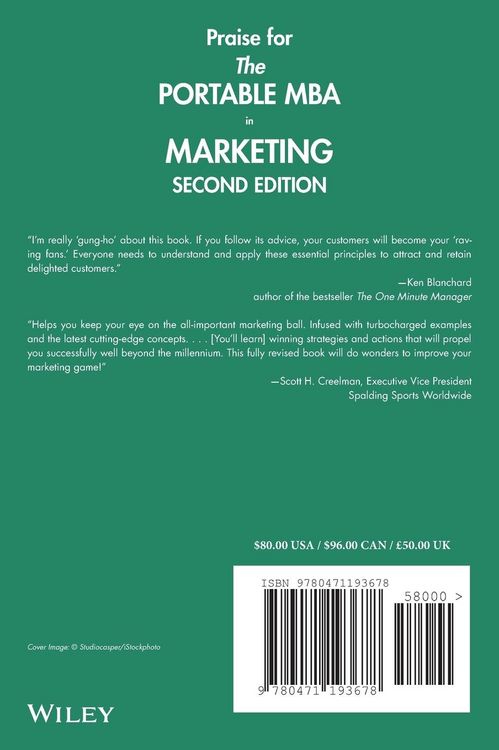 Produktbild: The Portable MBA in Marketing