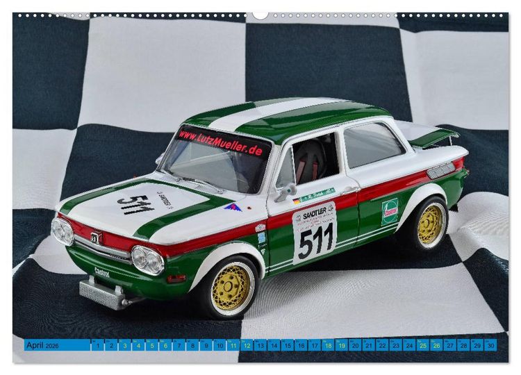 Produktbild: NSU TT CUP Auch im Kleinen ganz Gro&szlig; (hochwertiger Premium Wandkalender 2026 DIN A2 quer), Kunstdruck in Hochglanz