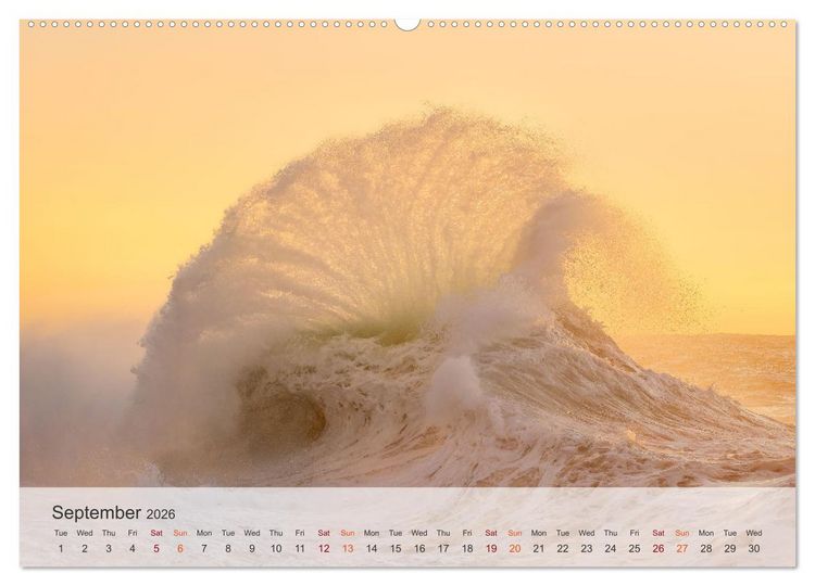 Produktbild: Melody of the waves (High Quality Premium Wall Calendar 2026 DIN A2 landscape),CALVENDO 12 Month Wall Calendar