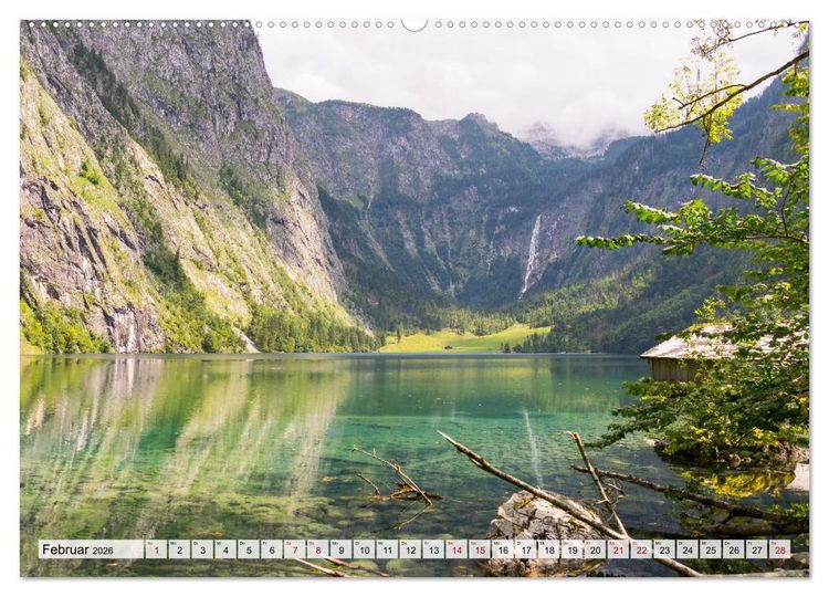 Produktbild: Wanderparadies Bayerische Alpen (Wandkalender 2026 DIN A2 quer), CALVENDO Monatskalender