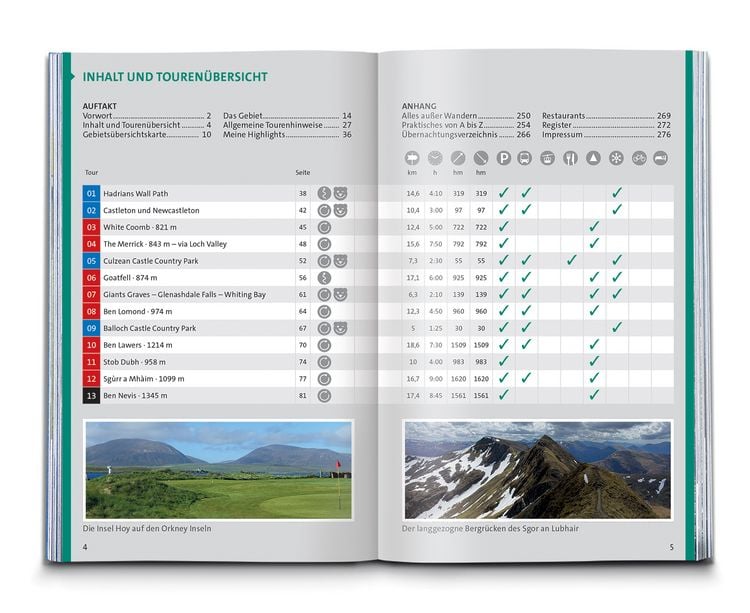 Produktbild: KOMPASS Wanderf&uuml;hrer Schottland, Wanderungen an den K&uuml;sten und in den Highlands 60 Touren mit Extra-Tourenkarte