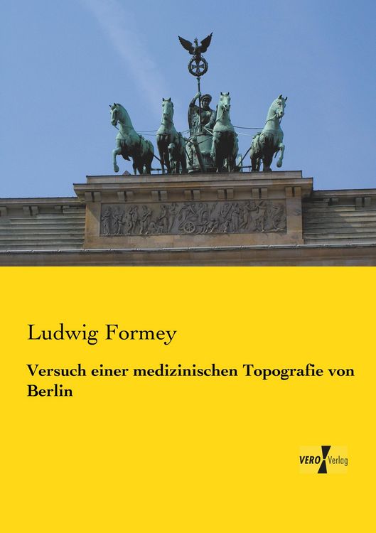Produktbild: Versuch einer medizinischen Topografie von Berlin