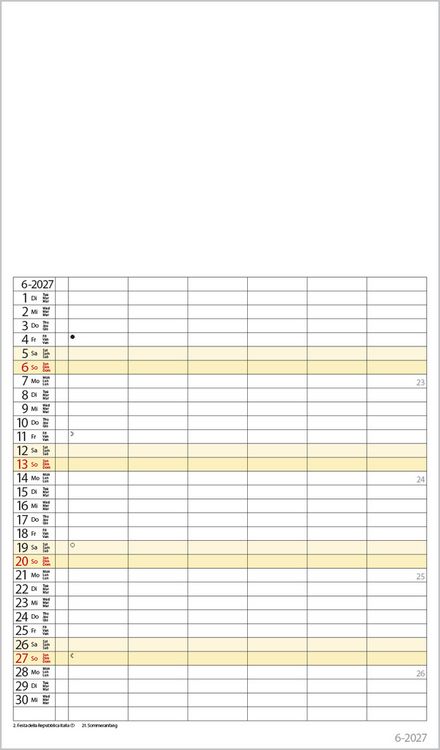Produktbild: FMB Familienplaner XL 2027