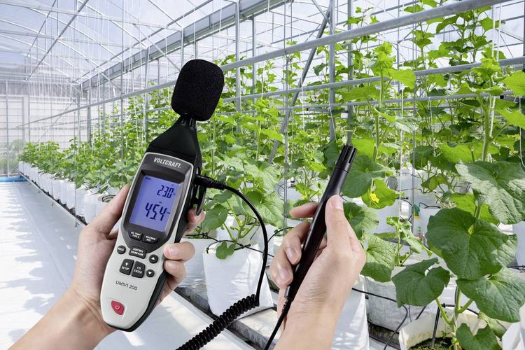 Produktbild: VOLTCRAFT UM5/1 200 Temperaturadapter -200 - 1372 &deg;C F&uuml;hler-Typ K Multifunktions-Umweltmessger&auml;t 5in1